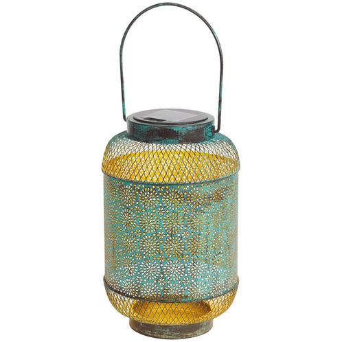 Super Sfeervolle Solar Lantaarn - Metaal - 16 x 26 cm, Huis en Inrichting, Lampen | Tafellampen, Nieuw, Minder dan 50 cm, Metaal