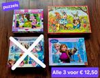 Puzzels frozen, disney, konijnen, Verzenden, 10 tot 50 stukjes