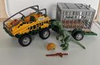 Playmobil Amfibie voertuig, kooi en Deinonychus dino, 4175, Ophalen of Verzenden, Gebruikt, Complete set