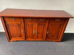dressoir (Kersenhoutlook, glans)175x56x90 3 lades 4 deurtjes, Ophalen, Zo goed als nieuw, 25 tot 50 cm