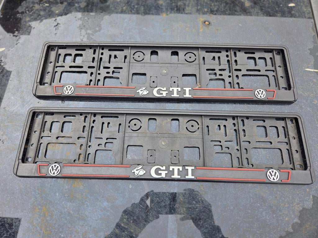 GTI Kentekenplaathouder - Nieuw/gebruikte staat!, Ophalen of Verzenden, Zo goed als nieuw