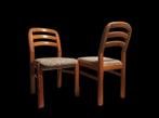 Schitterende vintage Deens design Dyrlund pine stoel chair, Ophalen, Gebruikt, Twee, Overige kleuren