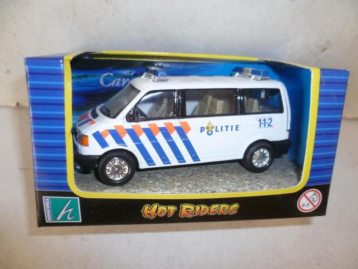 Cararama Volkswagen Bus Politie 112  in doos 1:43 modelauto., Hobby en Vrije tijd, Modelauto's | 1:43, Nieuw, Auto, Overige merken