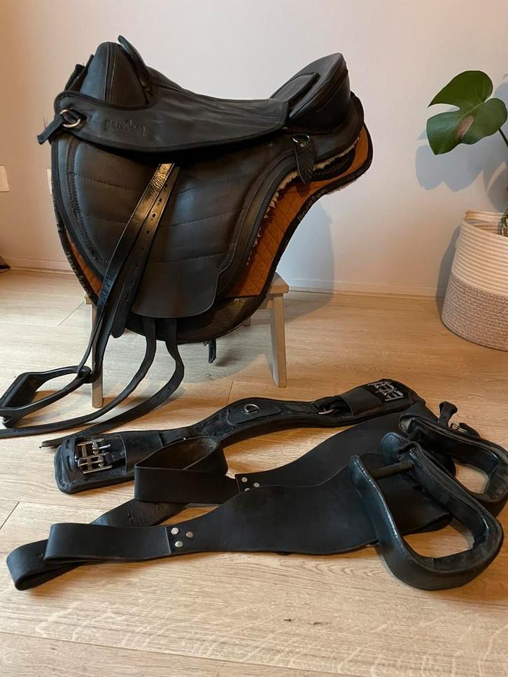 Barefoot Cheyenne complete set inclusief twee dekjes, Dieren en Toebehoren, Paarden en Pony's | Zadels, Gebruikt, Recreatie, Ophalen of Verzenden