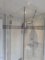 Douchedeur en glaspaneel, Ophalen, Gebruikt