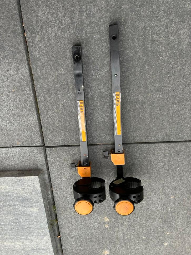 Spinder Hawk geleide deel met zadelbuisklem., Auto diversen, Fietsendragers, Gebruikt, Trekhaakdrager, 2 fietsen, Verzenden