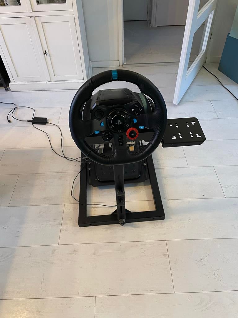 Logitech G29 Stuur + Next Level Racing Standaard, Ophalen, Zo goed als nieuw, Stuur of Pedalen, PlayStation 4