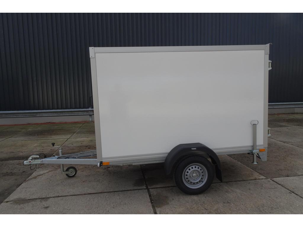 Bij Eemsned Twins Trailers Gesloten wagen afm 2,57 x 132, Nieuw