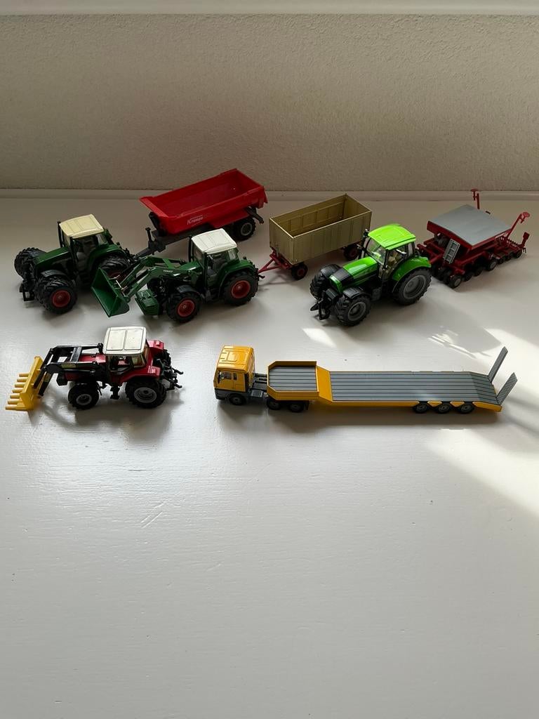 Set Siku modellen, Hobby en Vrije tijd, Modelauto's | 1:32, Ophalen of Verzenden, Zo goed als nieuw, Tractor of Landbouw, SIKU