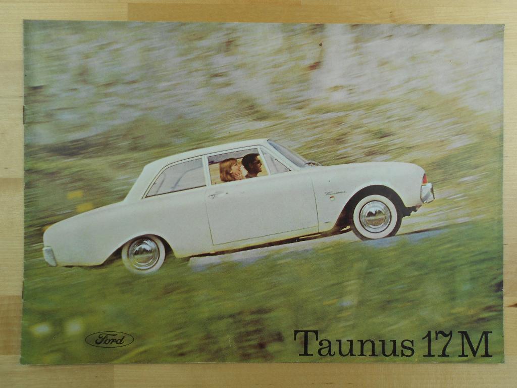 Ford Taunus 17M P3 Brochure 1964 – Badkuip Badewanne, Ford, Ophalen of Verzenden, Zo goed als nieuw, Ford