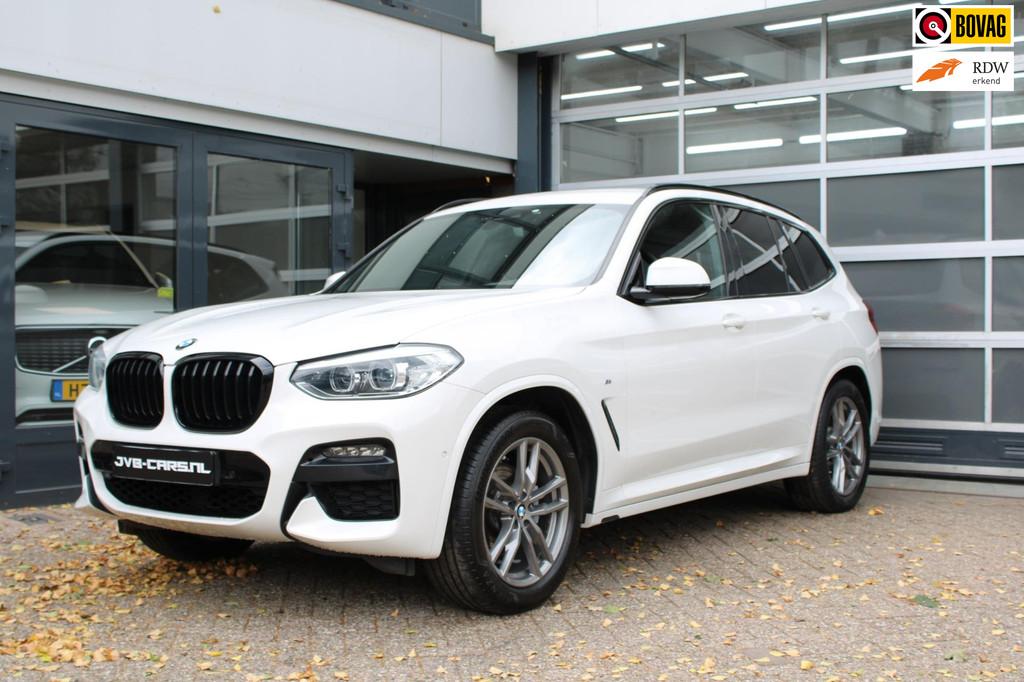 BMW X3 XDrive20d High Executive, Auto's, BMW, Automaat, Gebruikt, Zwart, Leder en Stof