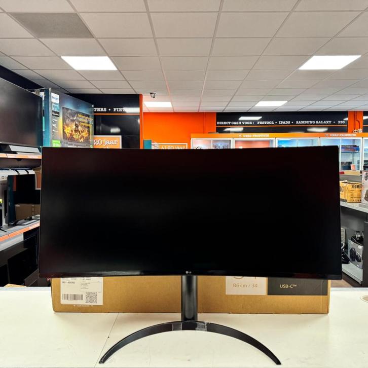 LG 34WR55QK 34 inch 2K 100hz 5ms Ultrawide Curved Monitor, Computers en Software, Monitoren, Zo goed als nieuw