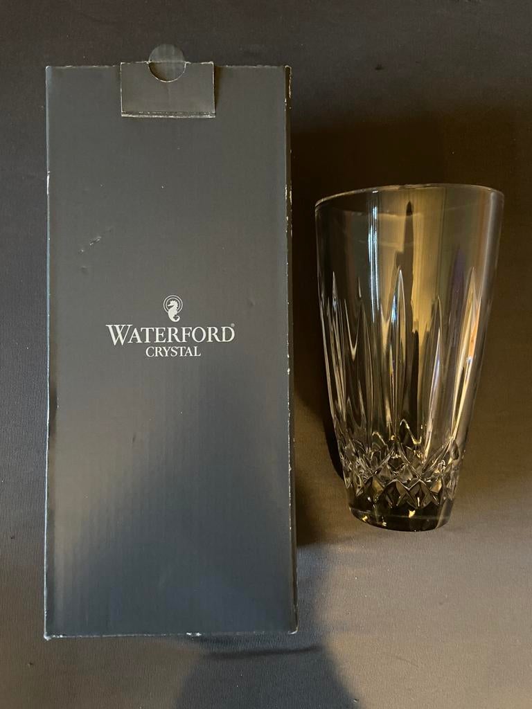 Waterford crystal vaas, Overige kleuren, Ophalen of Verzenden, Minder dan 50 cm, Glas
