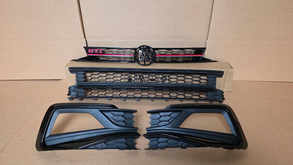 Voorbumper Mistlamp Roosters VW POLO 6 VI 2G GTI Volkswagen, -, Voor, Nieuw, Ophalen of Verzenden