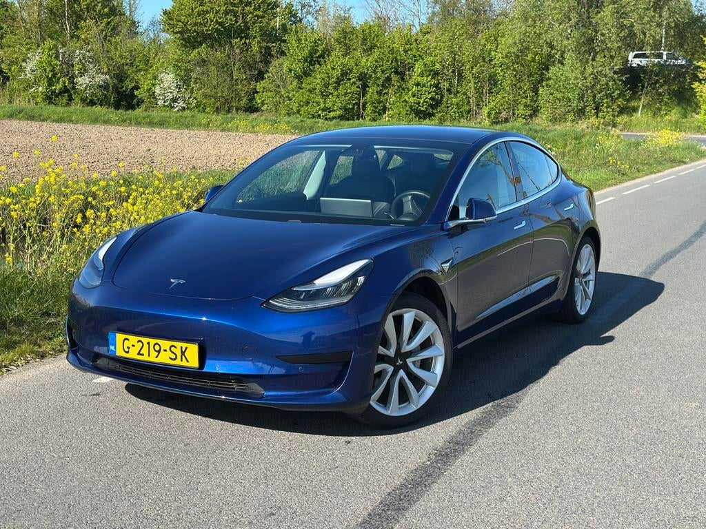 Tesla Model 3 Standard Plus| Autopilot |Goed onderhouden, Auto's, Tesla, Automaat, Blauw, Origineel Nederlands, Elektrisch