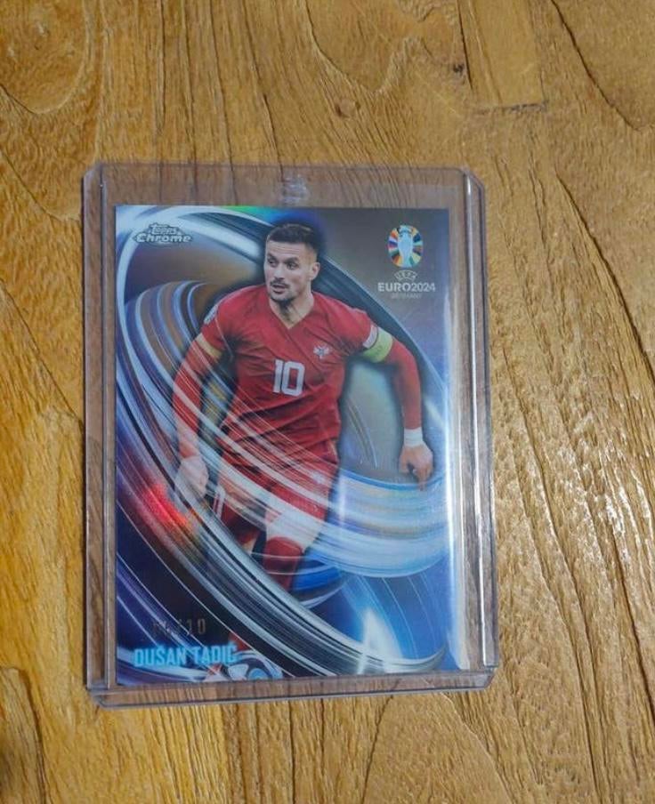 Dusan Tadic genummerd 05/10 Topps, Ophalen of Verzenden, Zo goed als nieuw, Plaatje