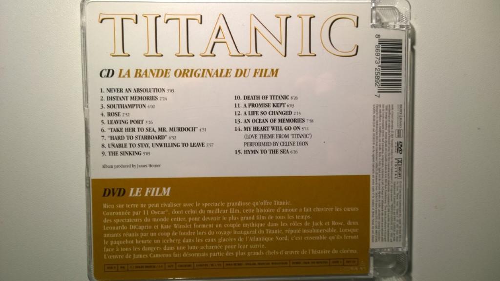 Titanic - Le Film + La Bande Originale Du Film, Ophalen of Verzenden, Zo goed als nieuw