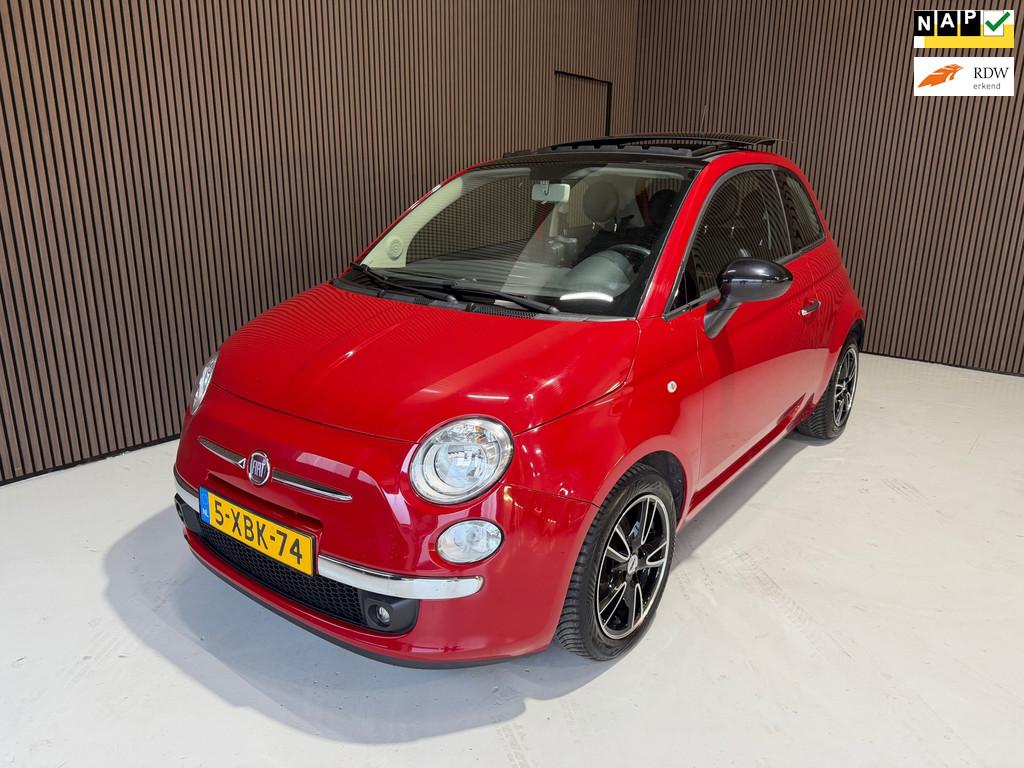 Fiat 500 0.9 TwinAir Turbo Cult Pano/Leer/CD/MP3, Auto's, Fiat, Voorwielaandrijving, Gebruikt, 905 kg, Bedrijf