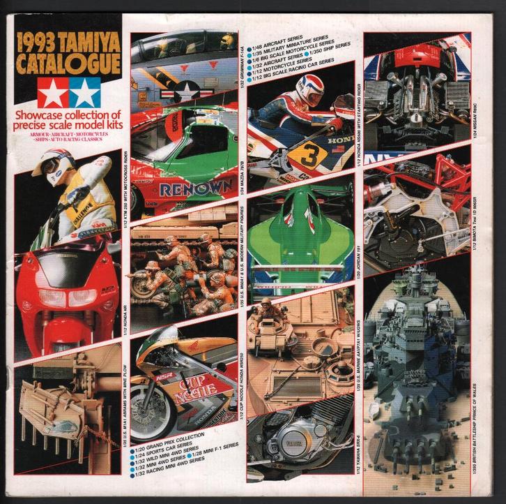 Tamiya catalogue 1993, Hobby en Vrije tijd, Modelbouw | Auto's en Voertuigen, Nieuw, Auto, Groter dan 1:32, Overige merken, Ophalen of Verzenden