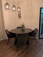 WOOOD Rhonda eettafel 130 cm, Huis en Inrichting, Tafels | Eettafels, Ophalen, Gebruikt, Rond, Vier personen