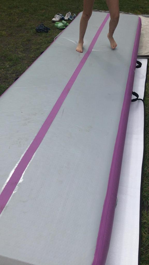AirTrack PRO STAR In- & Outdoor Nila 4x1x0,2M paars, Ophalen, Gebruikt, Paars, Overige typen