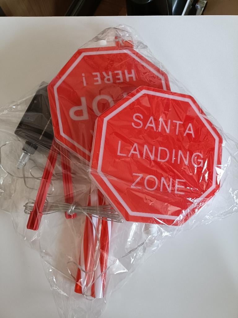 Kerstman stopbord, Ophalen of Verzenden, Nieuw