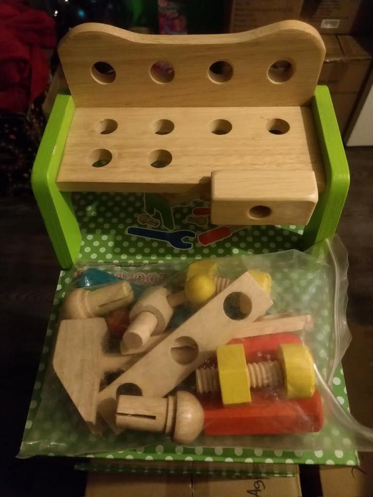 Partij houten speelgoed, Diversen, Rommelmarktspullen, Nieuw, Ophalen of Verzenden