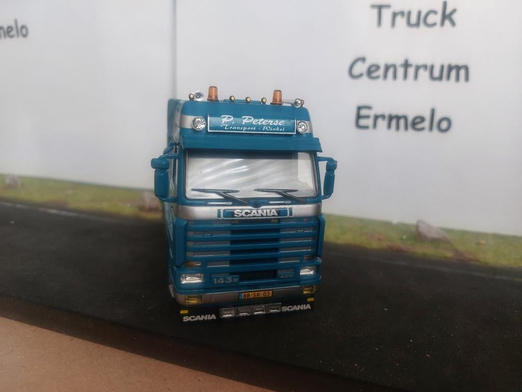 P. Peterse; Scania 3 streamline 4x2, Hobby en Vrije tijd, Modelauto's | 1:50, Ophalen of Verzenden, Nieuw, Bus of Vrachtwagen