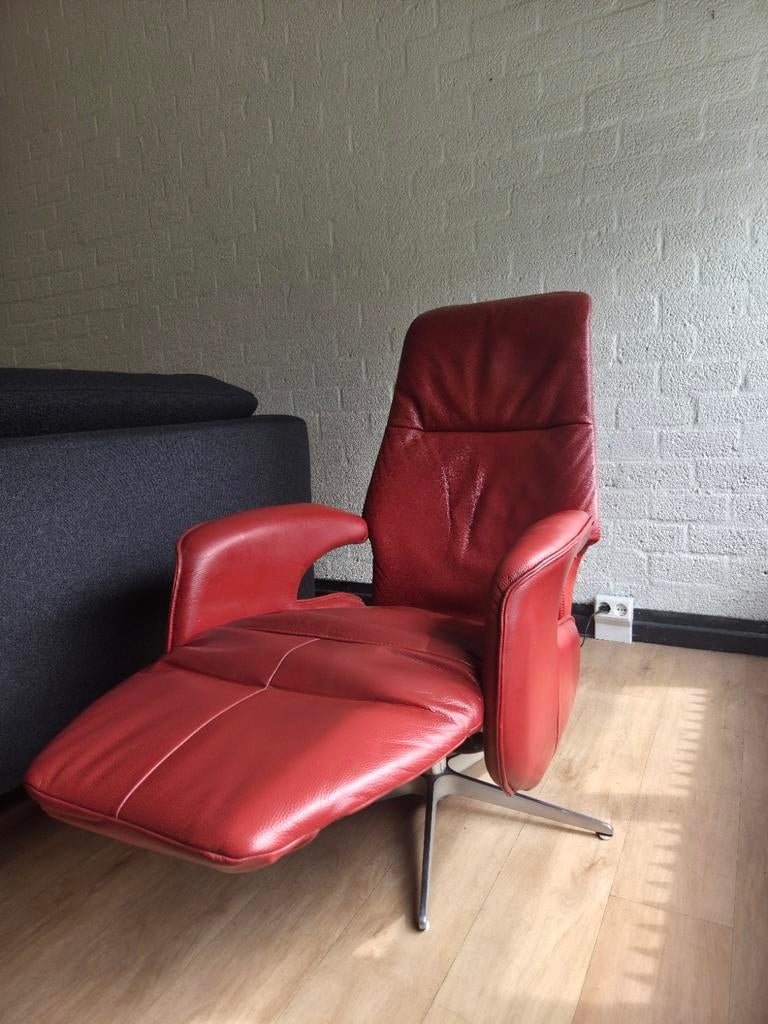 Hjort Knudsen Elektrische Relaxfauteuil - Zo goed als nieuw, Huis en Inrichting, Ophalen of Verzenden, Zo goed als nieuw, 75 tot 100 cm
