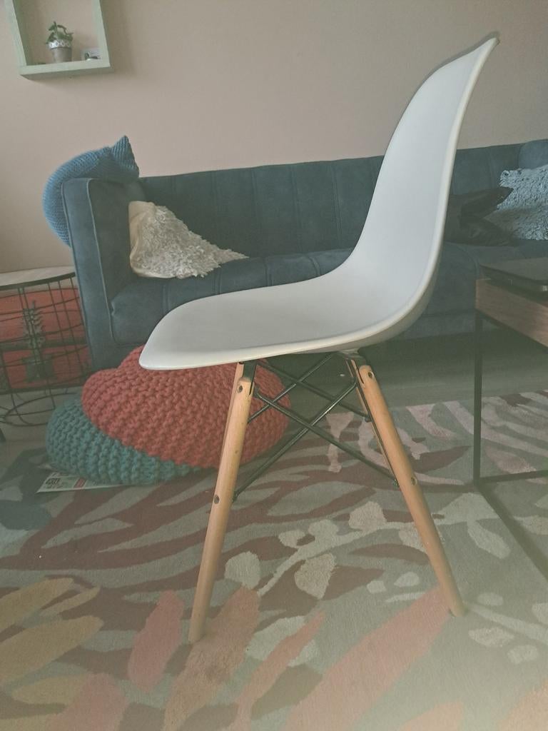 6 eetkamerstoelen, Huis en Inrichting, Stoelen, Ophalen, Gebruikt, Grijs, Vijf, Zes of meer stoelen