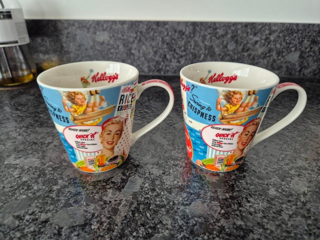 PIMPERNEL mokjes 8457 Vintage Kellogs 2 stuks, Huis en Inrichting, Keuken | Servies, Ophalen of Verzenden