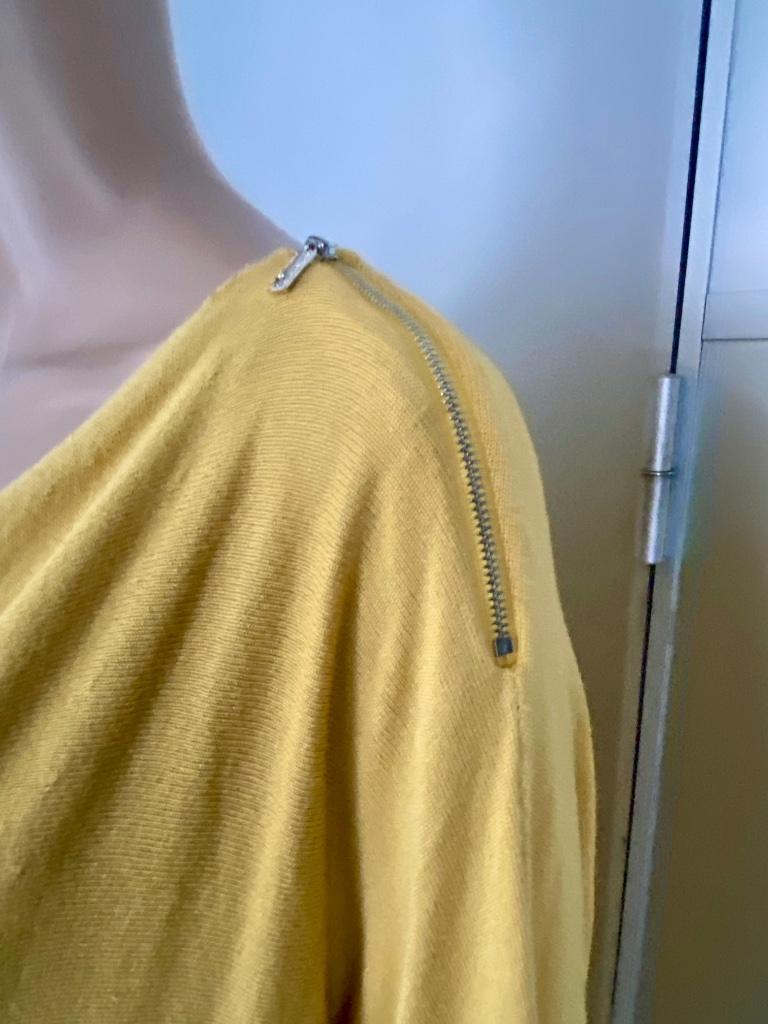 J40 Fijn-gebreide lange trui maat 48-50=XL oker-geel tuniek, Geel, Maat 46/48 (XL) of groter, Ophalen of Verzenden, Zo goed als nieuw
