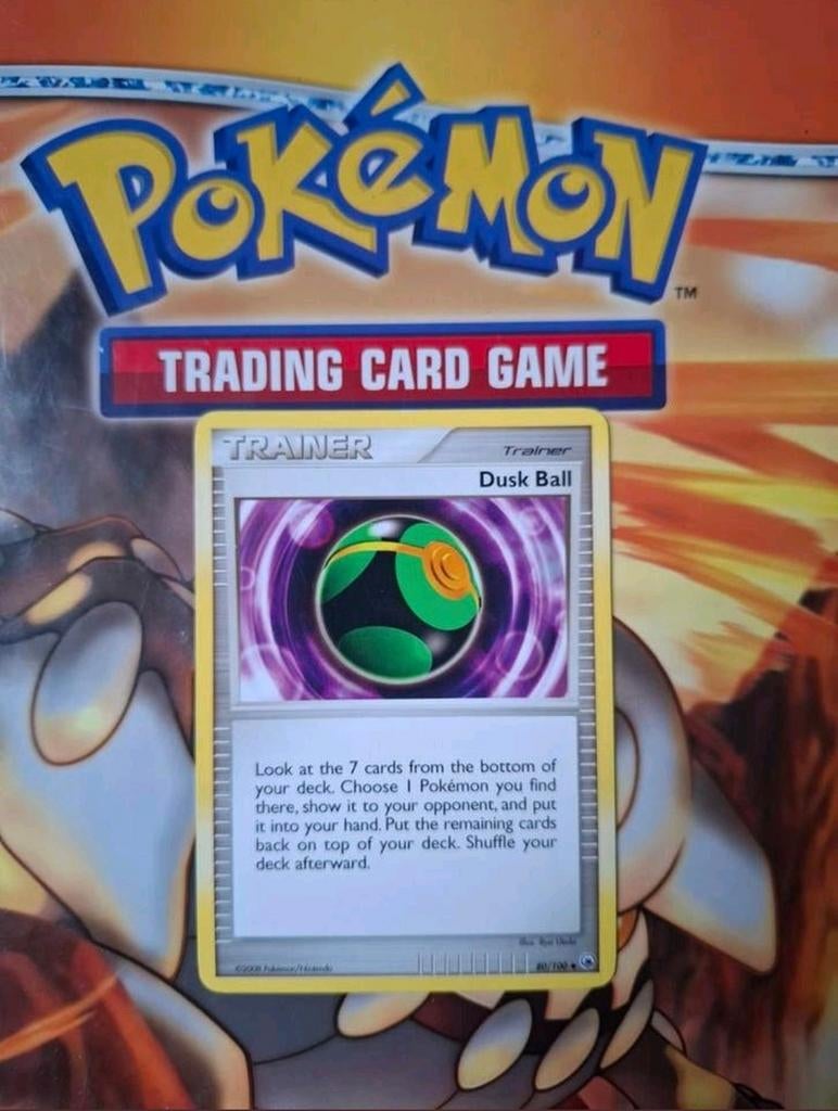 Dusk ball 80/100 Diamond&Pearl Majestic Dawn pokemon kaart, Ophalen of Verzenden, Gebruikt, Losse kaart