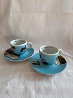 Illy Collection 2002 - set Norma J. Expresso kop- en schotel, Huis en Inrichting, Ophalen, Zo goed als nieuw, Overige stijlen