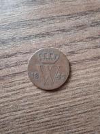 Halve cent uit 1847, Postzegels en Munten, Ophalen of Verzenden, Koning Willem II, Overige waardes