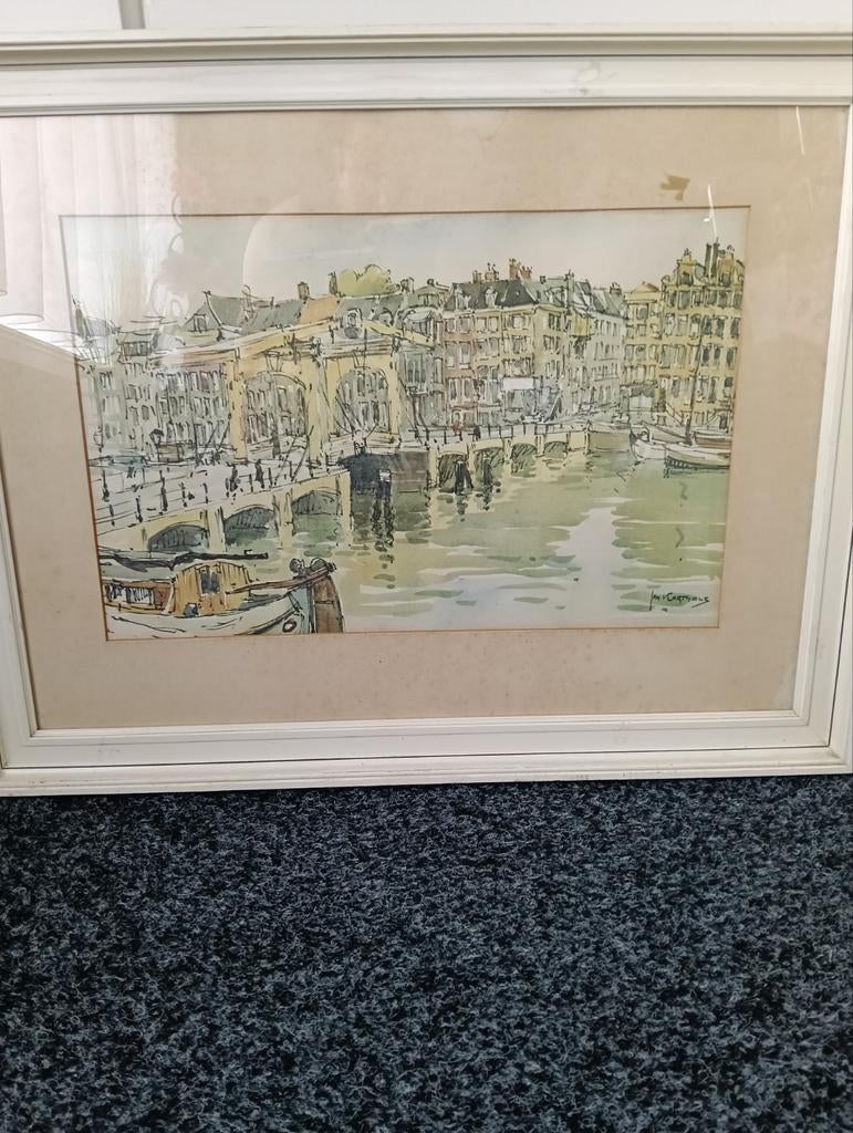 Stadsgezicht Magere Brug Amsterdam, Jan Korthals, Ophalen