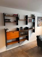 Scandinavisch vintage wandsysteem met bar -jaren 60 design, Huis en Inrichting, Ophalen, Gebruikt, 25 tot 50 cm