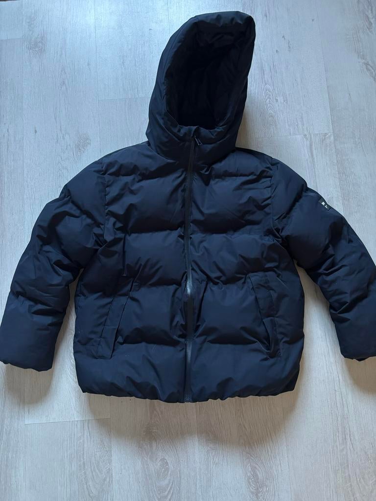 Zara jas donkerblauw maat 9-10 jaar (140 cm), Ophalen of Verzenden, Gebruikt, Jongen of Meisje