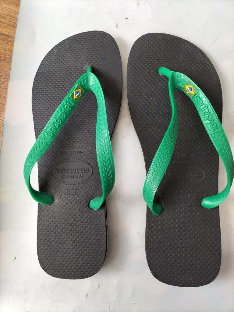 Orginele Havaianas zwart groen eur 43-44, Ophalen, Overige maten, Zwart, Havaianas