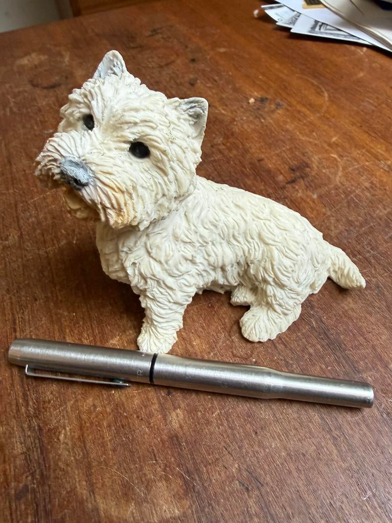 Hondenbeeldje vintage West Highland terrier 1988, Ophalen of Verzenden, Gebruikt, Dier
