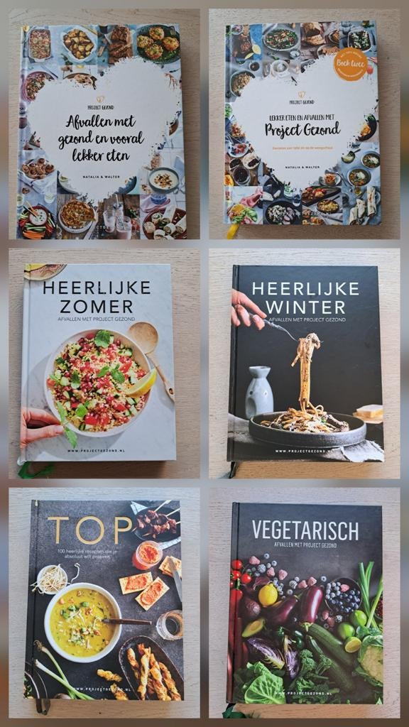6x Project Gezond, Boeken, Ophalen of Verzenden, Zo goed als nieuw, Gezond koken