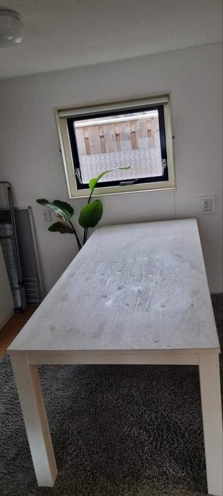 Eettafel, werkplek, Huis en Inrichting, Ophalen, Gebruikt, 50 tot 100 cm, 150 tot 200 cm