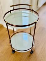 Serveerwagen bar trolley, Ophalen, 50 tot 100 cm, Rond, Zo goed als nieuw