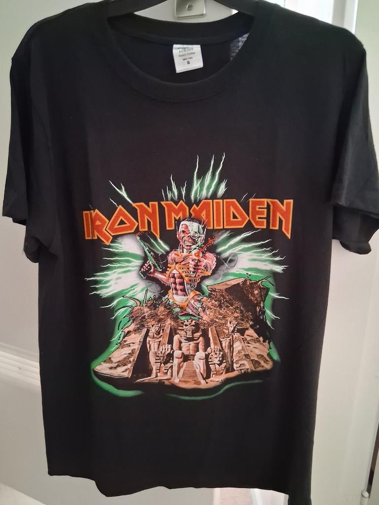 Iron maiden T-shirt, Kleding | Heren, T-shirts, Ophalen, Maat 46 (S) of kleiner, Zwart