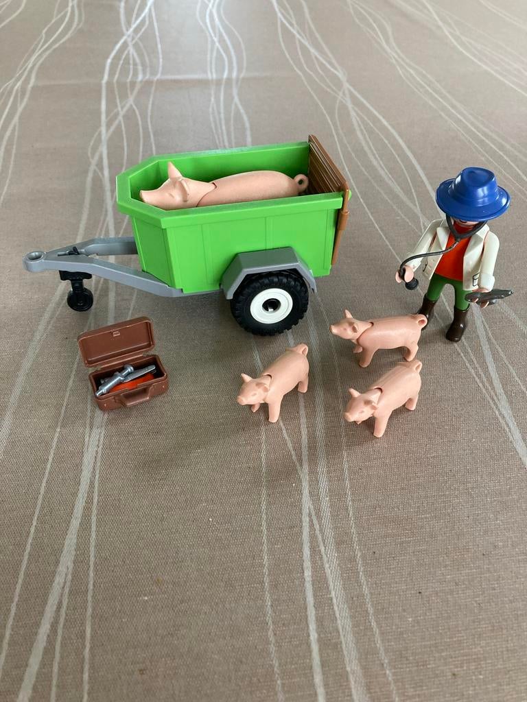 Playmobil veearts met varkens 4495, Ophalen of Verzenden, Zo goed als nieuw
