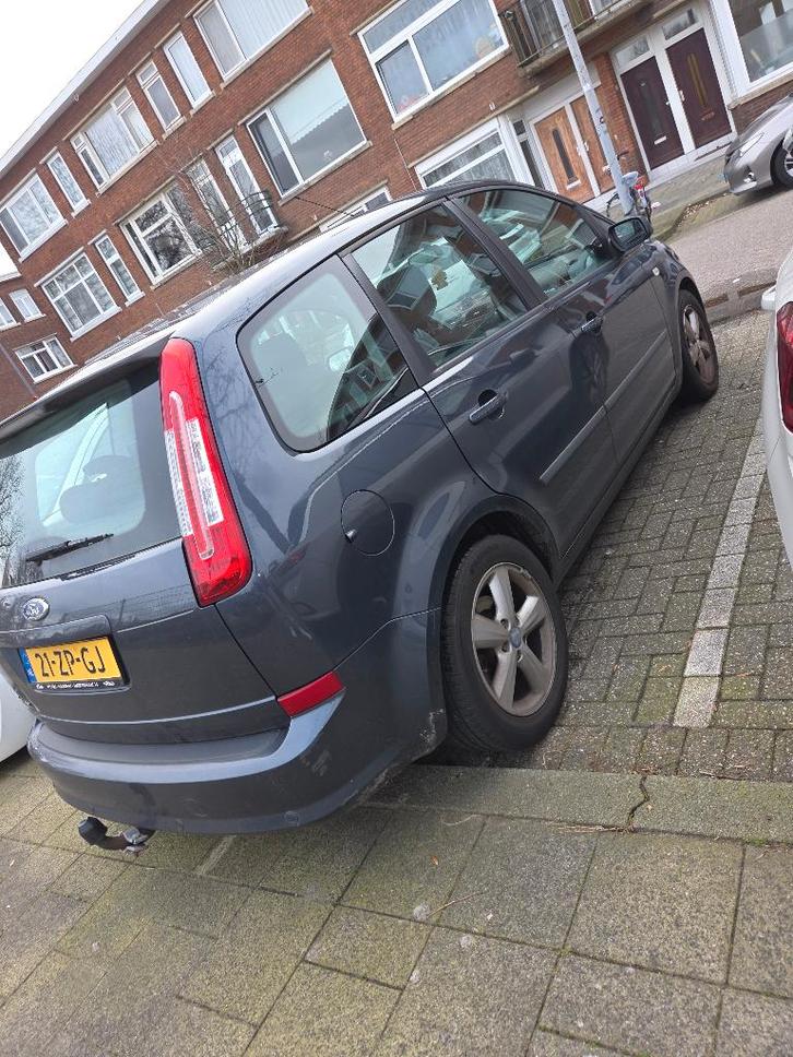 Ford C-Max 1.8 92KW 2008 Grijs, Auto's, Ford, Particulier, C-Max, ABS, Airconditioning, Boordcomputer, Centrale vergrendeling