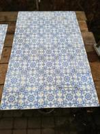 Mooi achter haard of kachel, 40 stuks 77x123 cm, blauw wit, Ophalen