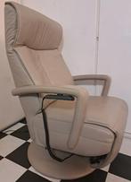 Prominent relaxfauteuil leer sta op stoel s100 Model Stockho, Ophalen, Minder dan 75 cm, Leer, Zo goed als nieuw