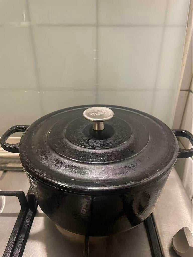 Royal van Kempen & Begeer Kookpan - 4 Liter - Gietijzer, Huis en Inrichting, Keuken | Potten en Pannen, Gebruikt, Ophalen, Kookpan of Snelkookpan