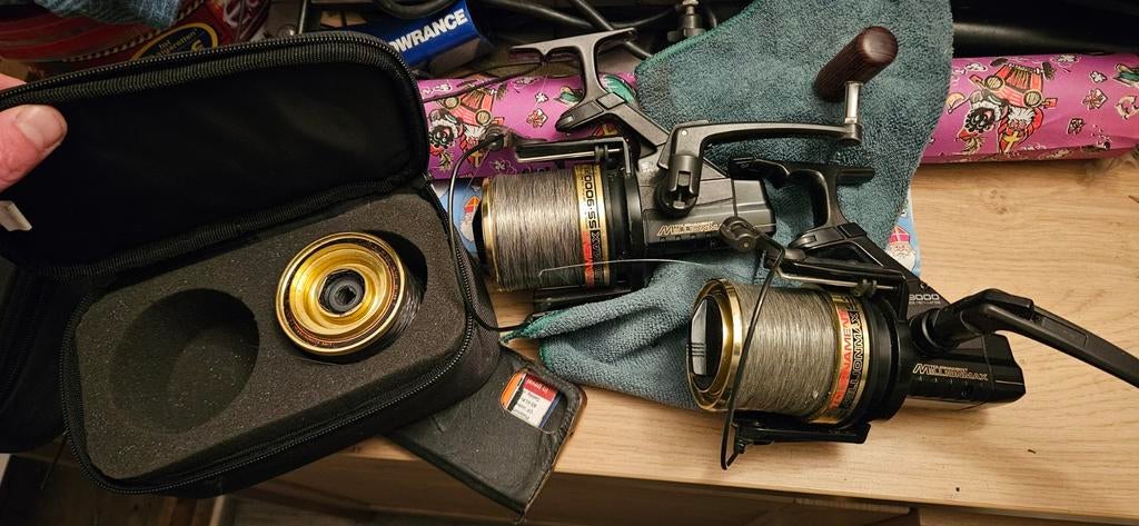 Daiwa SS9000 Millionmax Vismolens (2 stuks) +2 reserve spoel, Ophalen of Verzenden